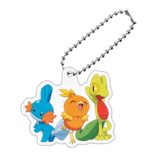 Pokemon Starter Trio Acrylic Key Chain Series Bandai 2-Inch Key Chain