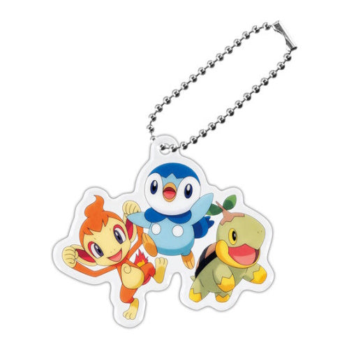 Pokemon Starter Trio Acrylic Key Chain Series Bandai 2-Inch Key Chain