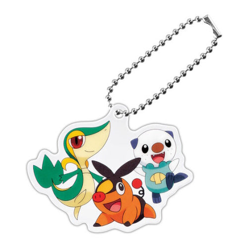 Pokemon Starter Trio Acrylic Key Chain Series Bandai 2-Inch Key Chain