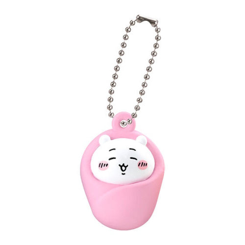 Chiikawa Swaddled Mascot Series Bandai 1.5-Inch Key Chain
