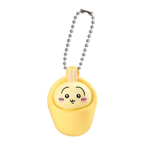 Chiikawa Swaddled Mascot Series Bandai 1.5-Inch Key Chain