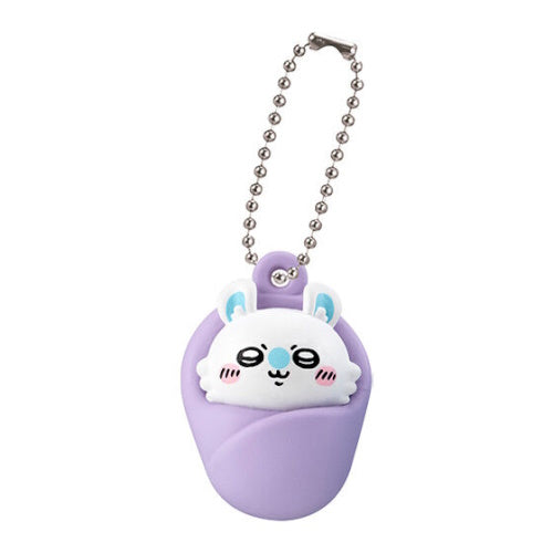 Chiikawa Swaddled Mascot Series Bandai 1.5-Inch Key Chain