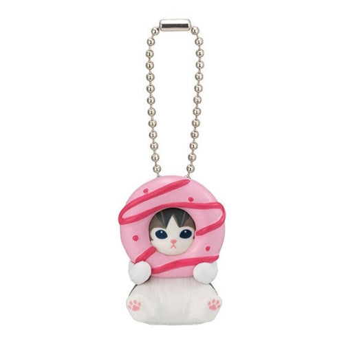Mofusand Nyan Cat Donut Mascot Series Vol. 01 Bandai 2-Inch Key Chain