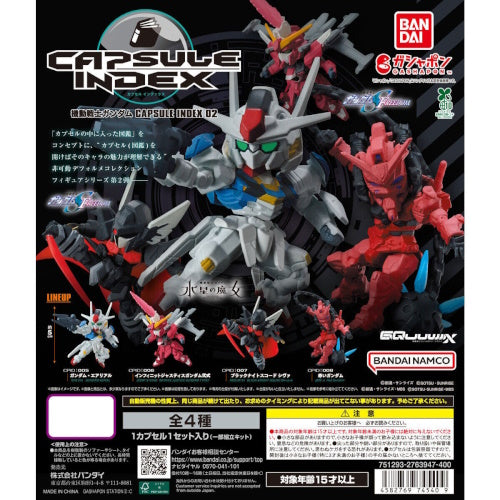 Mobile Suit Gundam Capsule Index Series Vol. 02 Bandai 2-Inch Mini-Figure