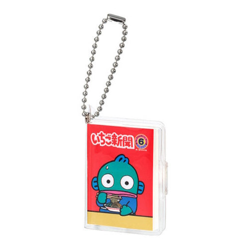 Sanrio Characters Strawberry Notebook Mame Gasha Bandai 2-Inch Key Chain