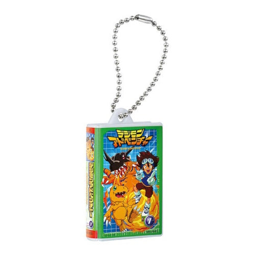 Digimon Video Tape Miniature Charm Series Bandai 1-Inch Key Chain