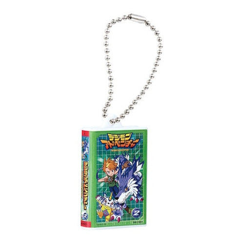 Digimon Video Tape Miniature Charm Series Bandai 1-Inch Key Chain