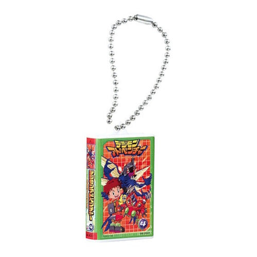 Digimon Video Tape Miniature Charm Series Bandai 1-Inch Key Chain