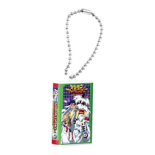 Digimon Video Tape Miniature Charm Series Bandai 1-Inch Key Chain