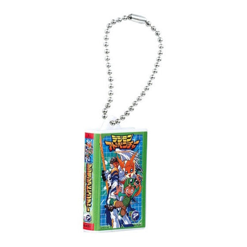 Digimon Video Tape Miniature Charm Series Bandai 1-Inch Key Chain