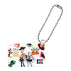 Disney Characters JCB Card Metal Charm Series Bandai 1.5-Inch Key Chain