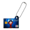 Disney Characters JCB Card Metal Charm Series Bandai 1.5-Inch Key Chain