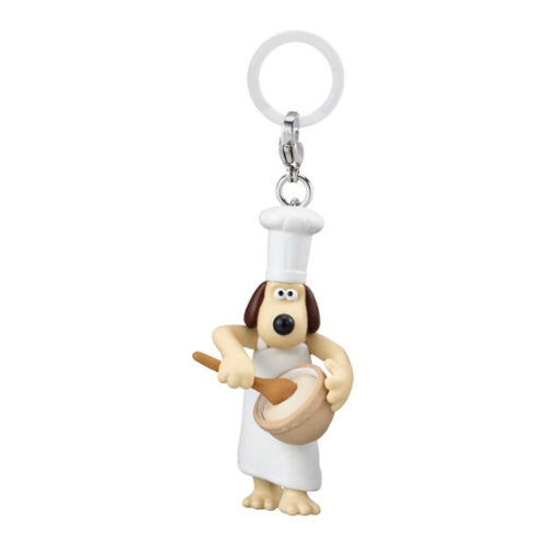 Wallace And Gromit Dangler Mascot Series Bandai 1-Inch Key Chain