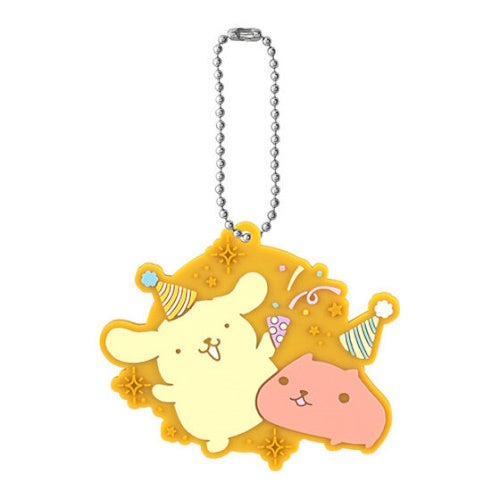 Sanrio x Capybara-San 20th Rubber Mascot Bandai 2-Inch Key Chain
