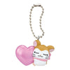 Hamtaro Heart Swing Mascot Series Bandai 1-Inch Key Chain