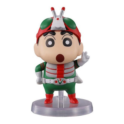 Crayon Shin Chan x Kamen Rider Figure Series Bandai 3-Inch Mini-Figure