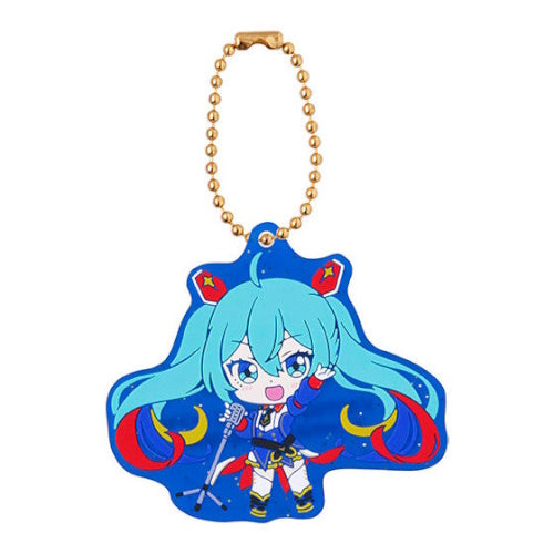 Gundam x Miku Anniversary Special Project Rubber Mascto Bandai Key Chain