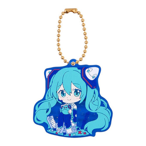 Gundam x Miku Anniversary Special Project Rubber Mascto Bandai Key Chain