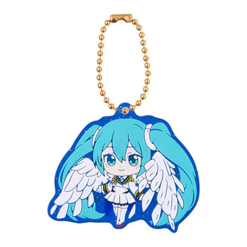Gundam x Miku Anniversary Special Project Rubber Mascto Bandai Key Chain