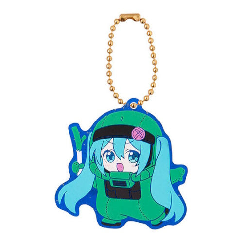 Gundam x Miku Anniversary Special Project Rubber Mascto Bandai Key Chain