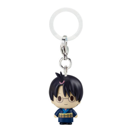 Gintama Yoshiwara in Flames Dangler Mascot Series Bandai 1-Inch Key Chain