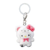 Sanrio Characters Flocked Fluffy Snow Polar Bear Dangler Mascot Bandai 1-Inch Key Chain