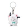 Sanrio Characters Flocked Fluffy Snow Polar Bear Dangler Mascot Bandai 1-Inch Key Chain