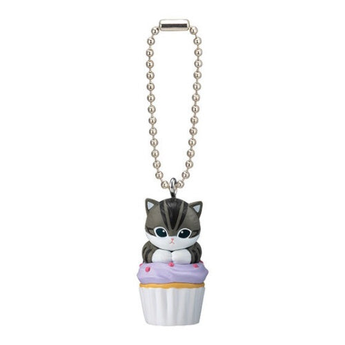 Mofusand Cupcake Cat Mascot Series Bandai 2-Inch Key Chain