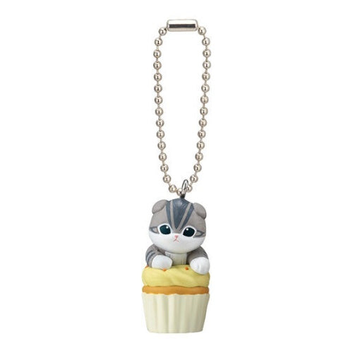 Mofusand Cupcake Cat Mascot Series Bandai 2-Inch Key Chain