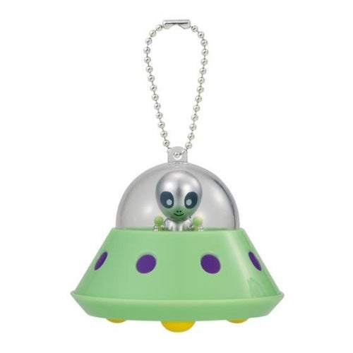 Space Friends UFO Light Mascot Series Bandai 1.5-Inch Key Chain