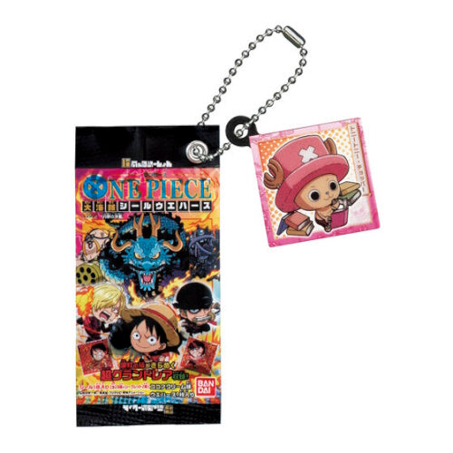 Niformation One Piece Great Pirate Sticker Wafer Charm Series Bandai 1-Inch Key Chain