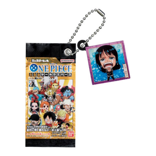 Niformation One Piece Great Pirate Sticker Wafer Charm Series Bandai 1-Inch Key Chain