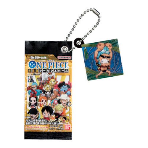 Niformation One Piece Great Pirate Sticker Wafer Charm Series Bandai 1-Inch Key Chain