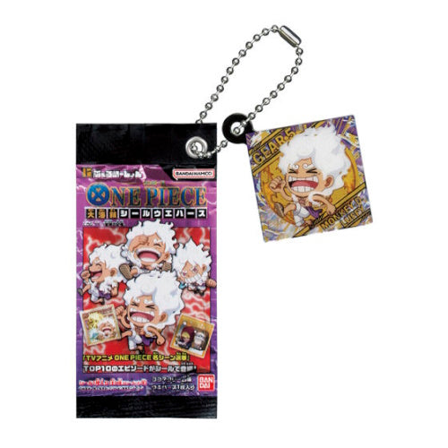 Niformation One Piece Great Pirate Sticker Wafer Charm Series Bandai 1-Inch Key Chain
