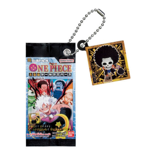 Niformation One Piece Great Pirate Sticker Wafer Charm Series Bandai 1-Inch Key Chain