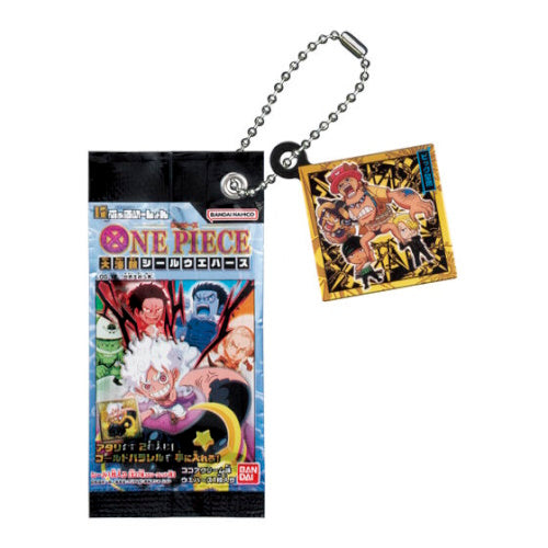 Niformation One Piece Great Pirate Sticker Wafer Charm Series Bandai 1-Inch Key Chain