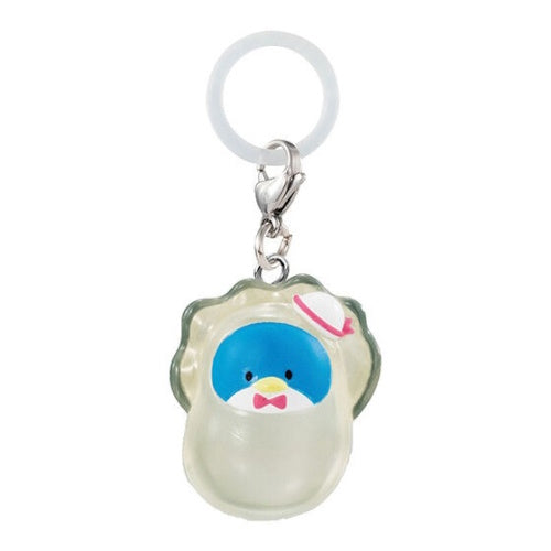 Sanrio Hapidanbui Oyster Dangler Mascot Series Bandai 1-Inch Key Chain