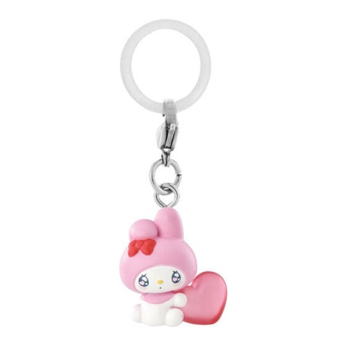 Sanrio Characters  Emo Kyun Pastel Mascot Dangler Bandai 1-Inch Key Chain