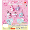 Sanrio Characters  Emo Kyun Pastel Mascot Dangler Bandai 1-Inch Key Chain