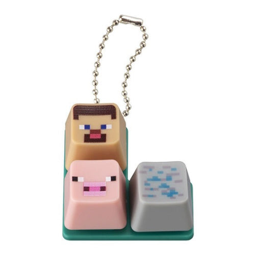 Minecraft Keyboard Charm Series Bandai 1.5-Inch Key Chain