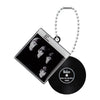 The Beatles Die Cast Record Charm Series Bandai 1.5-Inch Key Chain