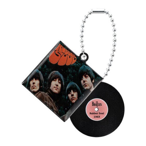 The Beatles Die Cast Record Charm Series Bandai 1.5-Inch Key Chain