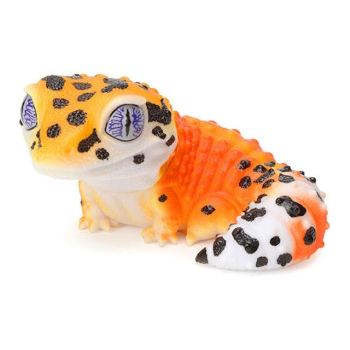 Living Creatures Encyclopedia Leopard Gecko Series Bandai 3-Inch Mini-Figure