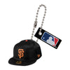 New Era 59Fifty MLB On Field Cap Miniature Swing Bandai 1.5-Inch Key Chain