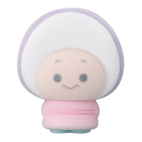 Disney Characters Fluffy Flocked Dolls Series Bandai 2-Inch Mini-Figure