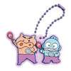 Crayon Shin Chan x Sanrio Hapidanbui Rubber Mascot Series Bandai 2-Inch Key Chain