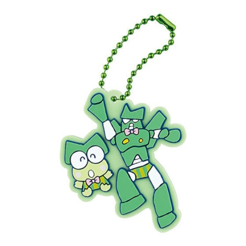 Crayon Shin Chan x Sanrio Hapidanbui Rubber Mascot Series Bandai 2-Inch Key Chain