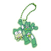 Crayon Shin Chan x Sanrio Hapidanbui Rubber Mascot Series Bandai 2-Inch Key Chain