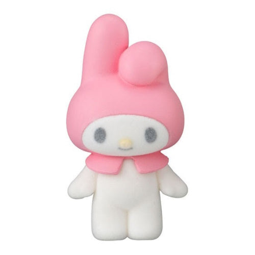 Sanrio My Melody And Kuromi Nexflix Flocky Figure Series Bandai 1.5-Inch Mini-Figure