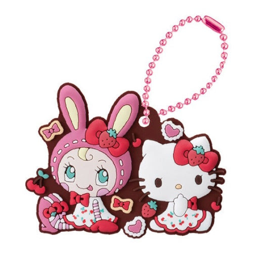 Mezzo Piano x Sanrio Characters Rubber Mascot Series Bandai 2-Inch Key Chain